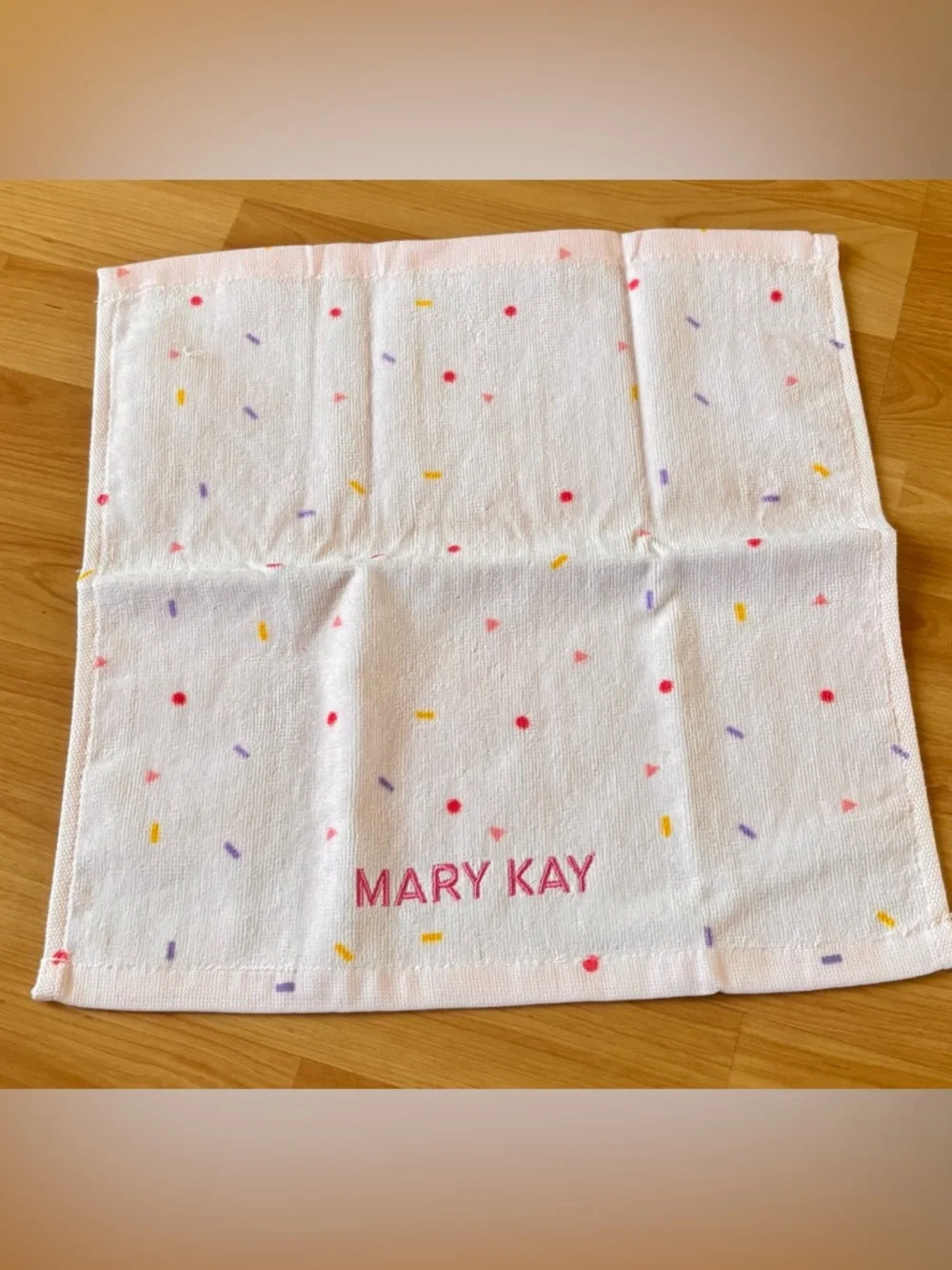 Mary Kay Light Pink Wash Cloth and Hand Towel